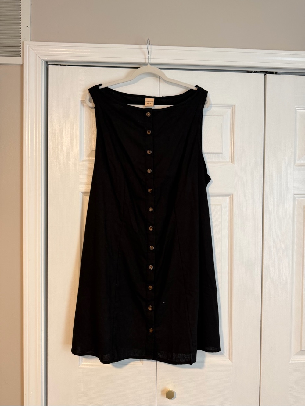Forever 21 Black Button-Front Top